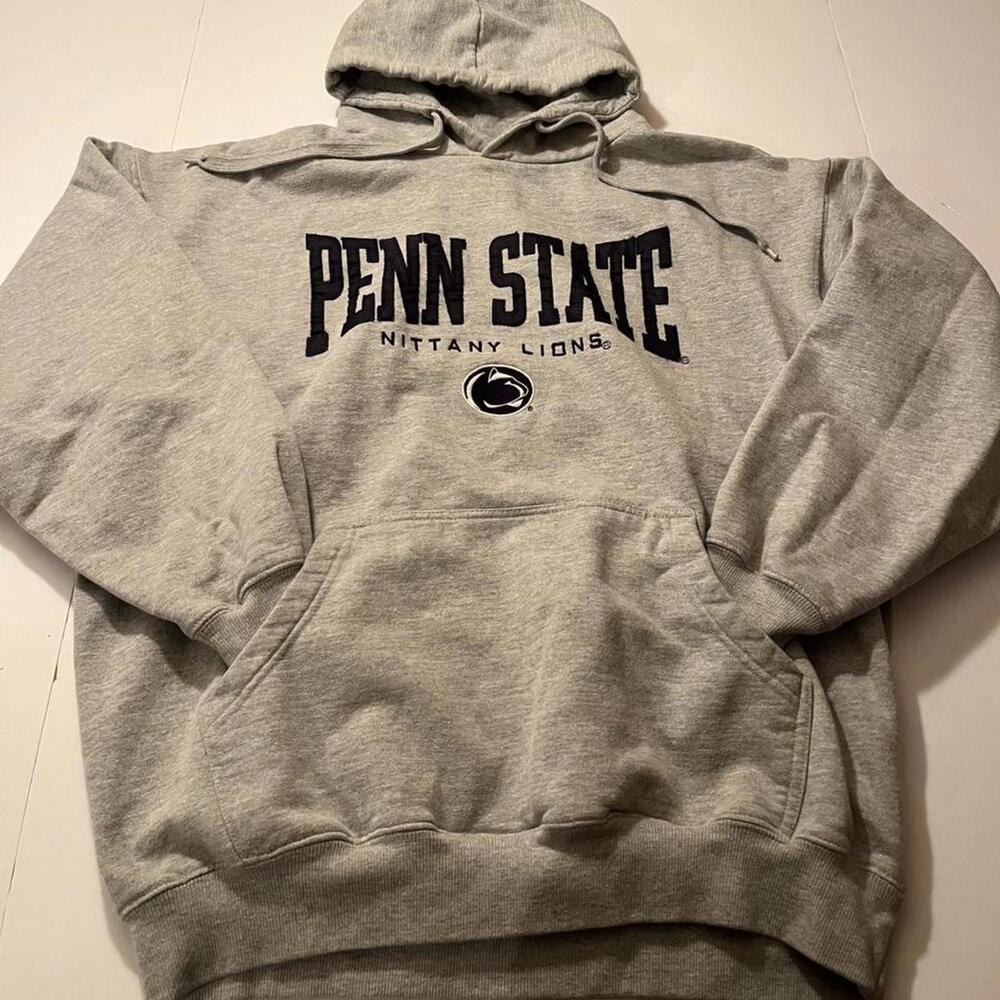 Y2K Penn State Nittany Lions Graphic Sweatshirt, Gray, Sized Large